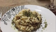 Risoto de funghi com parmesão