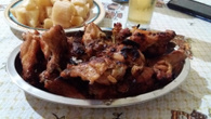Frango frito de forno
