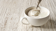 Creme de abacaxi com kefir
