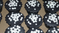 Cupcake Explosion Black and White
