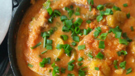 Moqueca de peixe com banana