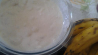 Creme fácil de banana