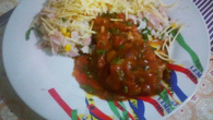 Peito de pato com tomate pelado