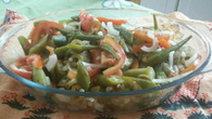 Salada de quiabos