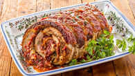 Rocambole de carne moída maravilhoso