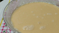 Gelatina cremosa de abacaxi