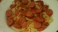 Macarrão com salsicha