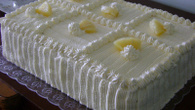 Bolo de abacaxi gelado
