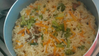 Arroz com brócolis fácil