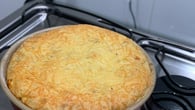Torta de atum fofinha com farinha de arroz