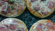 Mini-pizza deliciosa