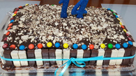 Bolo de festa simples