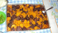 Maçã de peito com batatas
