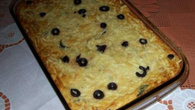 Torta de bacalhau com creme