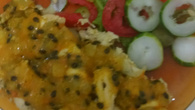 Filé de frango ao molho de maracujá