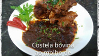 Costela bovina ao molho de cerveja preta