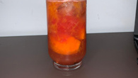 Caipiroska de tangerina com melancia