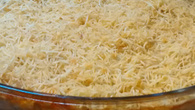 Arroz de forno com frango e requeijão