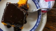 Bolo de cenoura com brigadeiro low carb