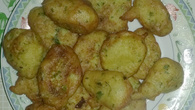 Bolinho de casca de batata