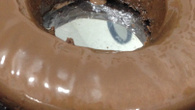 Brigadeirão de micro-ondas sabor Nutella e Ovomaltine