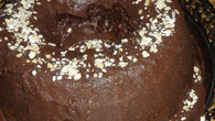 Bolo de chocolate com aveia