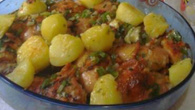Coxinha de frango assado com batata