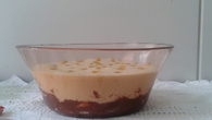 Mousse de Maracujá com Brigadeiro e Bis