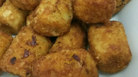Banana frita crocante
