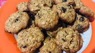 Cookies de aveia e mel