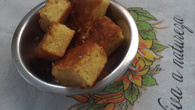 Bolo de fubá pré-cozido com queijo Mineiro