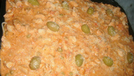 Macarronada de frango com creme de leite