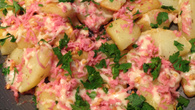 Batata souté com bacon