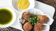 Croquete de carne moída