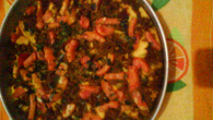 Torta de milho com carne moída