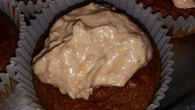 Cupcake salgado de beterraba