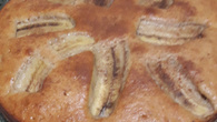 Bolo integral de banana e castanha