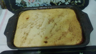 Bolo de banana caramelizada fácil