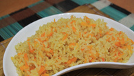 Arroz integral colorido