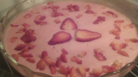 Mousse de morango