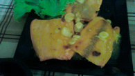 Salmão com molho de champignon