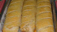 Pão de pizza da Cintia