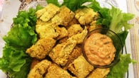 Nuggets de peixe com molho tártaro