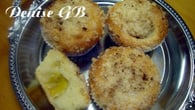 Cupcakes de laranja com banana