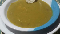 Sopa de ervilha na pressão