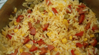 Arroz temperado à Kamila