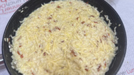 Risoto de Brie com Parma crocante 