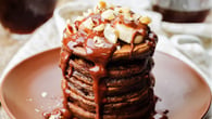 Panqueca de chocolate sem glúten e sem lactose