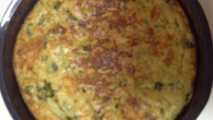 Bolo salgado de couve-flor