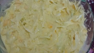 Salada de repolho com abacaxi e manga
